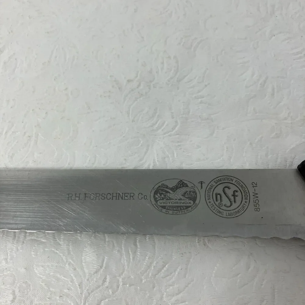 R.H. Forschner Victorinox Serrated Blade Slicer Bread Knife 12” 855W-12